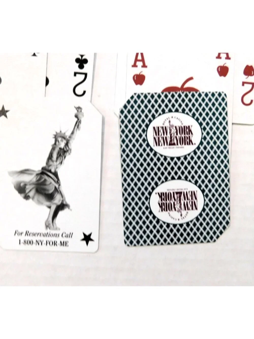 New York New York Hotel & Casino Las Vegas Playing Cards Used Actual Play Bee